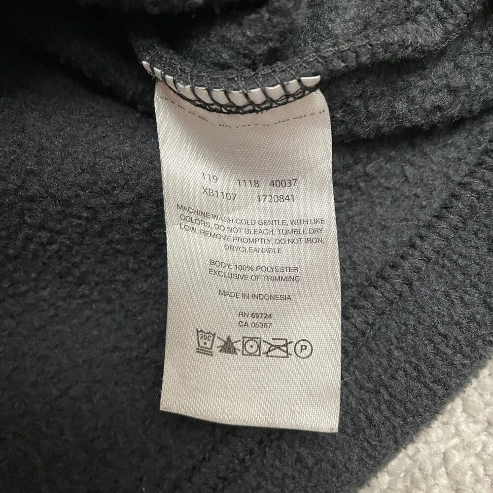 Columbia Steens Mountain Fleece Jacket Boys Youth Large Black Full Zip Outdoor - Picture 5 of 10